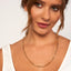A 5mm gold Paperclip necklace chain, the perfect size, in yellow gold with small oval links. This chain has a lobster clasp closure.