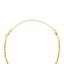 This is a short chain with a jump ring end and lobster clasp end. It is meant to used as an extender on a necklace clasp, making it longer whenever you wish. Shown with necklace.
