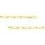 A gothic font name plate necklace with accent diamond and paperclip chain. 1mm thick plate.