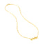 A gothic font nameplate with a paperclip chain finished with lobster clasp.