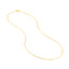 A tube link chain with twisted tube links finished with lobster clasp.