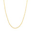 A tube link chain with twisted tube links finished with lobster clasp.