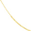 Gold chain on a white background