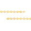 A yellow gold Gucci or mariner link chain, great for everyday and fits most pendants with ease. Thick, statement chain.