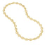 A yellow gold Gucci or mariner link chain, great for everyday and fits most pendants with ease. Thick, statement chain.