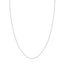 A white gold dainty snake link chain, great for everyday and fits most pendants with ease. It’s freely adjustable to any length.