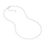 A white gold dainty box link chain, great for everyday and fits most pendants with ease. It’s freely adjustable to any length.