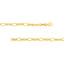 A three and one oval link chain that looks very vintage inspired. Finished with lobster clasp.