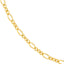 A three and one oval link chain that looks very vintage inspired. Finished with lobster clasp.