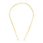 A 3.8mm gold paperclip necklace chain, the perfect size, in yellow gold with oval links. This chain has two open loops end the ends and is meant to be worn with connectors or locks.