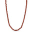 A round 2mm faceted beaded gemstone necklace available in many bight solid hues. Great for summer, solid 14k yellow gold clasp.
