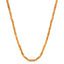 A round 2mm faceted beaded gemstone necklace available in many bight solid hues. Great for summer, solid 14k yellow gold clasp.