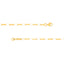 A elongated box chain with long box links made in solid gold with lobster clasp. Great for everyday ware.