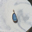 Showing a selection of beautiful blue boulder opals bezel set in solid gold. Each opal is one of a kind with incredible fire and pattern.