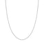 A white gold dainty ball or bead link chain, great for everyday and fits most pendants with ease. 