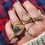 various rings on a model