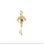 Small Evil Eye Key