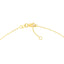 A gothic font initial letter bracelet with a thin cable chain and lobster clasp.