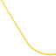 A flat gold herring bone chain necklace, the perfect size, in yellow gold. This chain has a lobster clasp closure