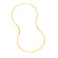 A flat gold herring bone chain necklace, the perfect size, in yellow gold. This chain has a lobster clasp closure