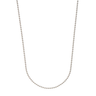 A classic ball chain made in sterling silver, perfect for everyday use. 