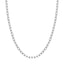 An oval link chain made with silver. This chain is finished with lobster clasp and great thick everyday chain. 
