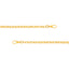 This oval line cable chain features two dog clips on both ends that can be super versatile. In solid yellow gold.