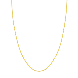 A yellow gold dainty snake link chain, great for everyday and fits most pendants with ease. It’s freely adjustable to any length.