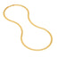 A 5mm gold Miami Cuban necklace chain, the perfect Statement size, in yellow gold with small oval links. This chain has a lobster clasp closure.