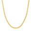 A 5mm gold Miami Cuban necklace chain, the perfect Statement size, in yellow gold with small oval links. This chain has a lobster clasp closure.