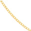 A yellow gold curb link chain, great for everyday and fits most pendants with ease. It’s freely adjustable to any length.