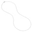 A everyday cable chain made in silver with lobster clasp. The links are cable links. 