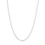 A everyday cable chain made in silver with lobster clasp. The links are cable links. 