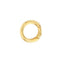 A round chubby tube spring push lock connector, the basic element for modular jewelry.