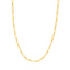 A three and one oval link chain that looks very vintage inspired. Finished with lobster clasp.