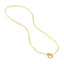 A yellow gold dainty rectangle paperclip link chain, great for everyday and fits most pendants with ease. It's open loop style, with two jump rings at the ends made for wearing with connectors or locks.