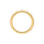 A ruby eternity ring made in yellow gold with round ruby. 