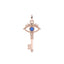 Small Evil Eye Key