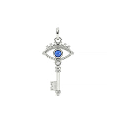 Small Evil Eye Key