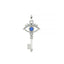Small Evil Eye Key