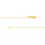 A yellow gold dainty ball or bead link chain, great for everyday and fits most pendants with ease. 