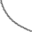 A chunky diamond cut cable link chain with lobster clasp made in sterling silver. 