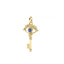 Small Evil Eye Key
