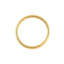Gold ring on a white background