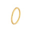 Gold ring on a white background