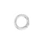 A round chubby tube spring push lock connector, the basic element for modular jewelry.