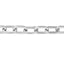 A square link chain bracelet made in silver. Solid and heavy.