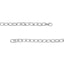 A square link chain bracelet made in silver. Solid and heavy.