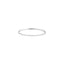 Silver ring on a white background