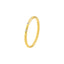 Gold bracelet with small diamonds on a white background